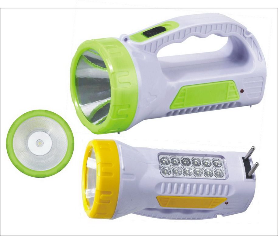 Sell JA-1958 dual-use rechargeable led flashlight with side light