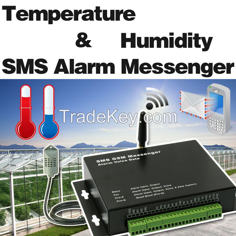 Temperature Humidity SMS Alarm Messenger