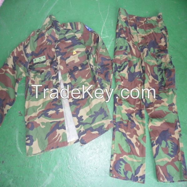 Sell used militay uniform from Korea.