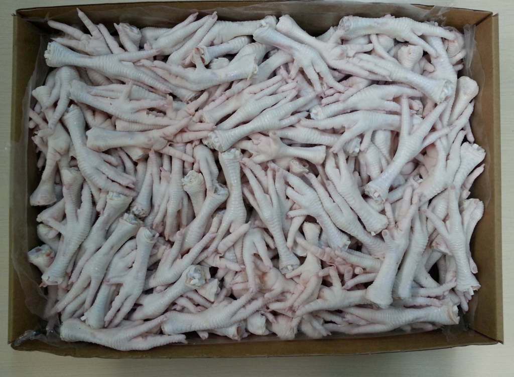 Processed Chicken feet and paws for sale