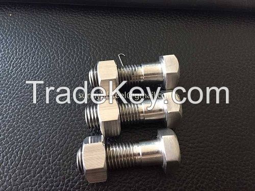 Alloy K-500 Monel K-500 UNS N05500 2.4375 fasteners bolt nut washer gasket stud screw hardwares