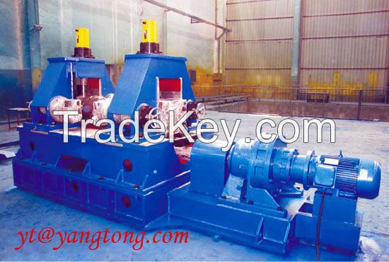 H-beam flange straightening machine