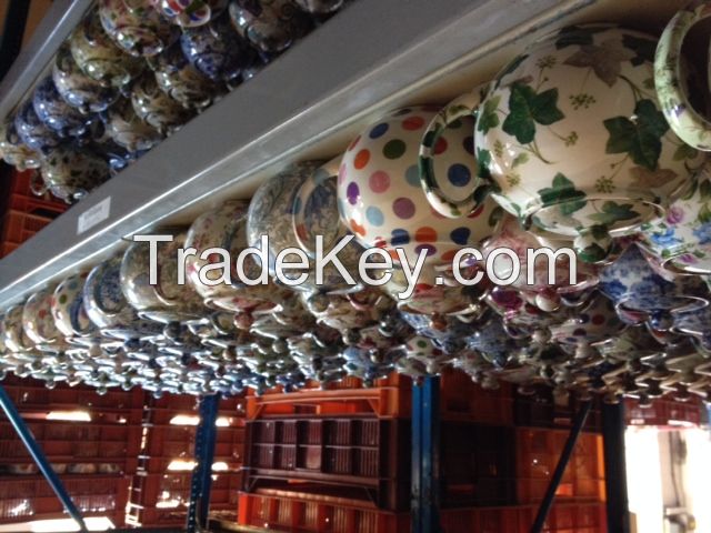 UK Floral Mugs, Jugs and Teapots from leading UK pottery manufacturer