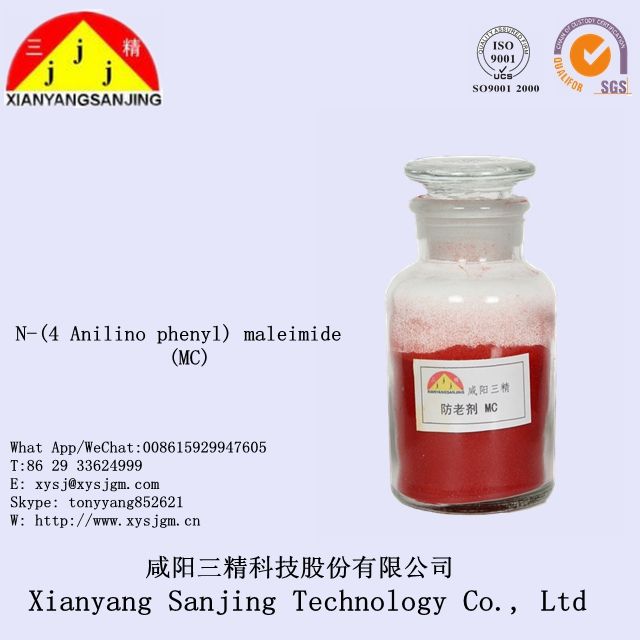 N-(4 Anilino phenyl) maleimide for Responsivity inextractable antioxidant  (MC)