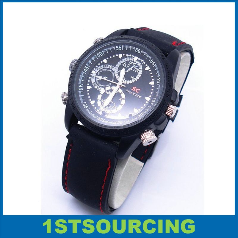 8GB Waterproof Watch Integrated HD Hidden Spy Camera