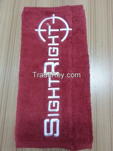 Sell embroidered cleaning cloth 40x40cm with print logo