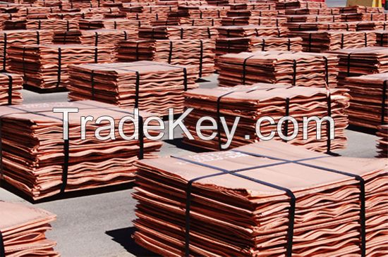 99.999 % pure copper cathode and copper ingot