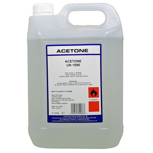 Acetone solvent in bulk