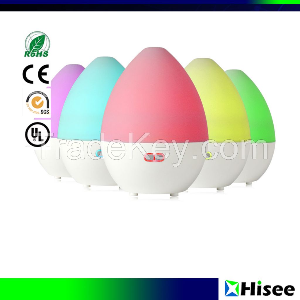 Competitive price custom OEM ODM intelligent colorful led light aroma humidifier with bluetooth speaker