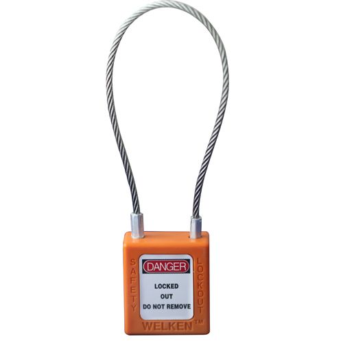 Manufacture !!!Cable Padlock Lockout Taghout-WELKEN