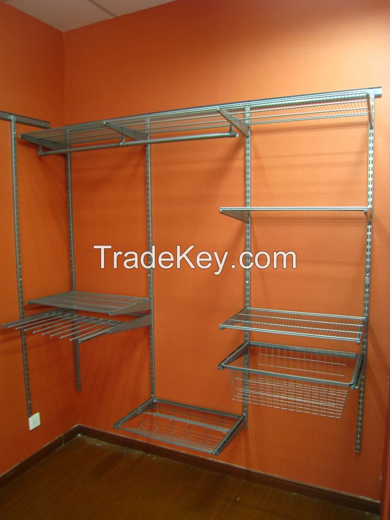 Reach in Closet Organizer Kit Wardrobe Interior Furniture