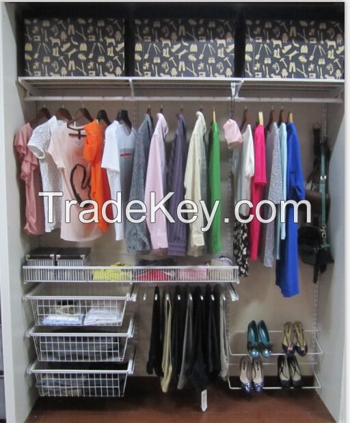 Home standard closet shelving