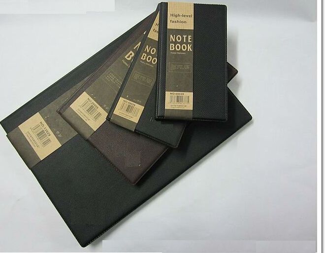 Notebook set pvc leather material adopted