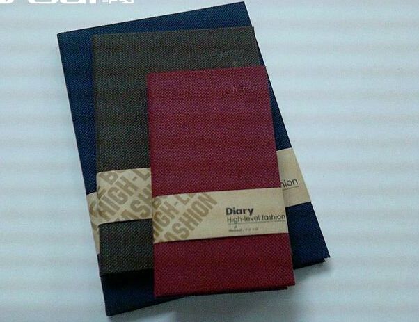 Notebook set pvc leather material adopted