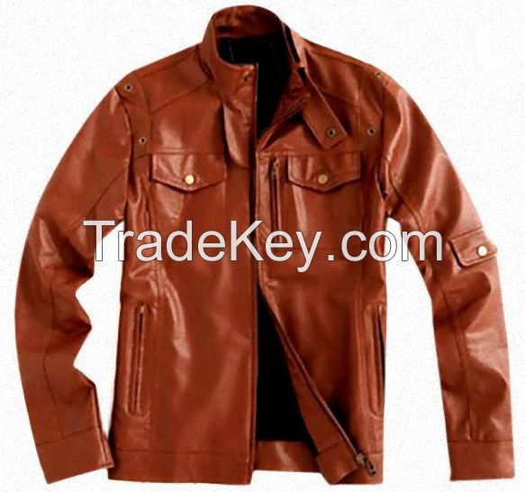 Hot Selling Good Quality Patchwork Faux Leather Biker Jacket For Sale