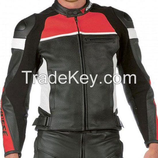 European fashion motorcycle leather jacket faux leather jacket men