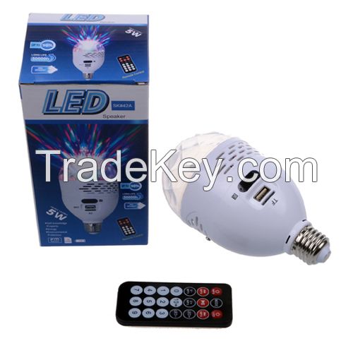 New LED Disco Light USB/TF/FM Radio Speaker