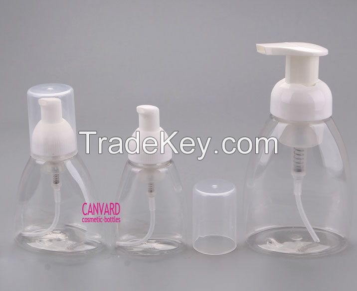 Foam pump bottle, foam dispenser bottle, foaming plastic bottle