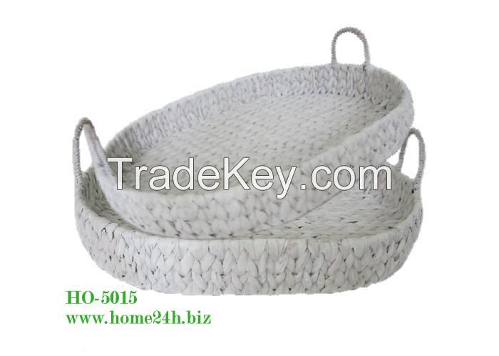 Water Hyacinth Baskets, set of 2