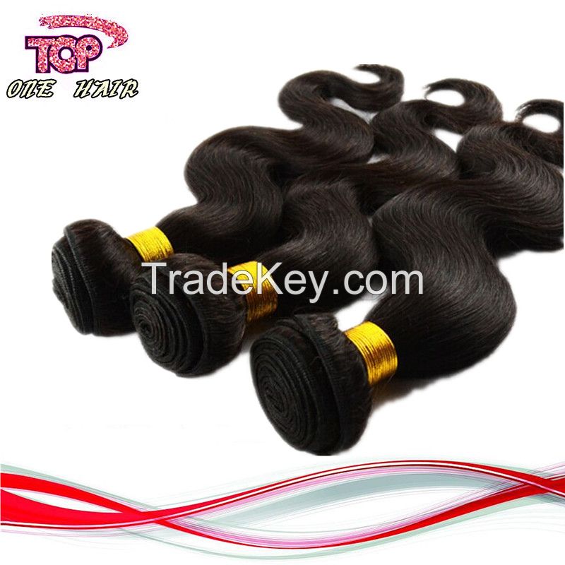 100% brazilian human virgin hair BODY wave