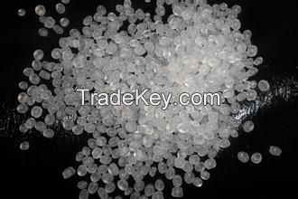 Recycled and virgin PP plastic granules