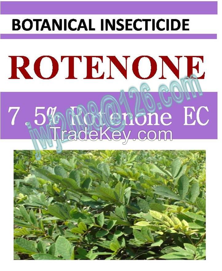 7.5% Rotenone EC, botanical pesticide, plant extract