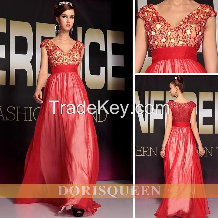 Red Long Evening Formal Dresses 30700