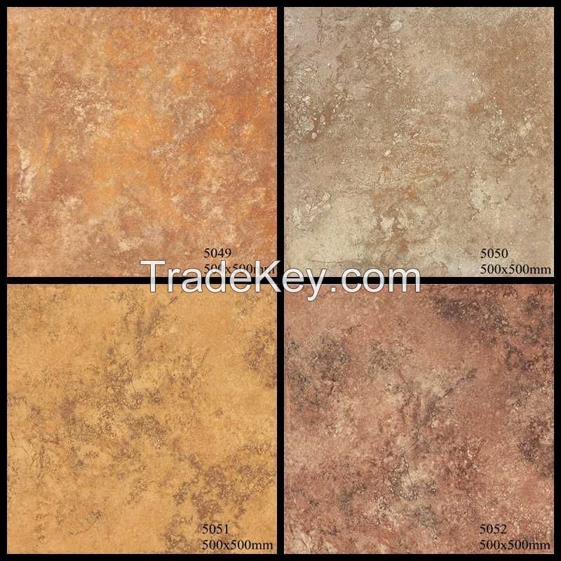 Floor Tiles Porcelain 50cmx50cm, Thickness 8.8mm