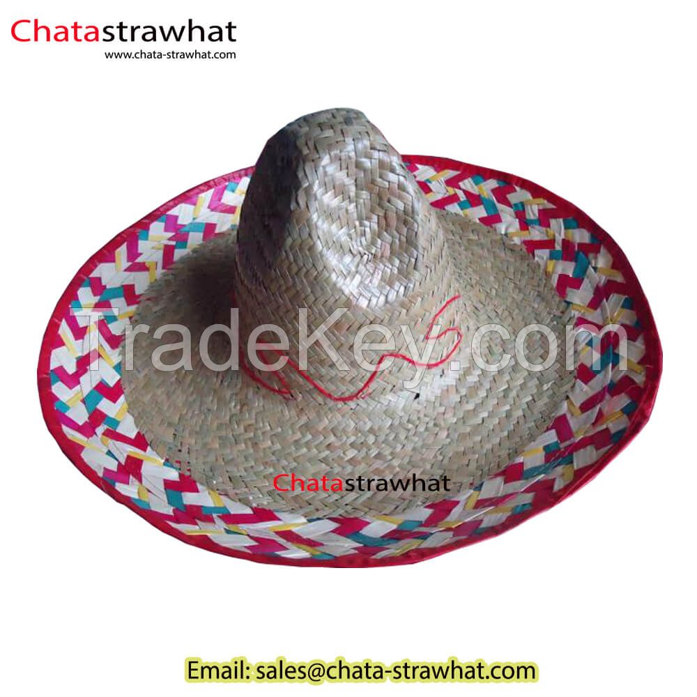 Sell STRAW SOMBRERO HAT, COWBOY STRAW HAT, STRAW COWBOY HAT