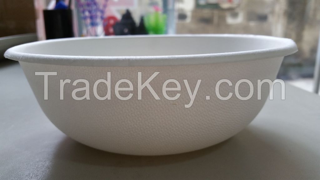 Disposable Unbleached Paper  Bowl