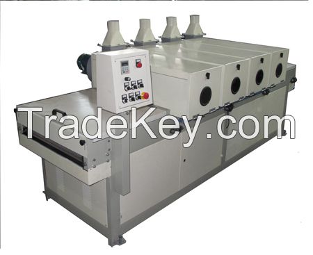 Four lamps UV drying machine