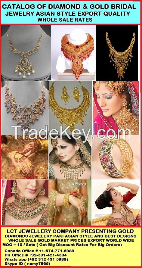 BRIDAL JEWELRY SETS FOR ASIAN WEDDING CEREMONY WHOLESALE RATES