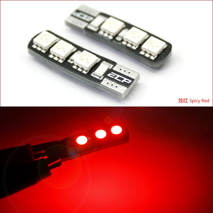 Canbus T10 W5W 6SMD5050 LED Width Lamp For Signal Indicator Light Bulb