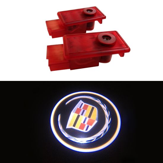 Laser Projector Logo LED Door Step Courtesy Shadow Light For Cadillac