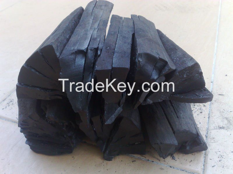 OAK CHARCOAL IN LUMPS AND STICK SHAPED
