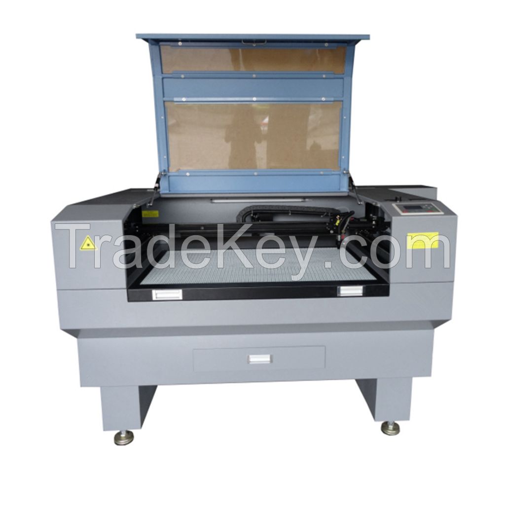 sell leather fabric laser cutting engraving machine, laser engraver 6090