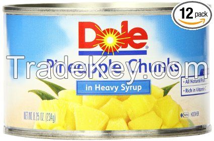 Hot Sale: Pineapple Chunks in Heavy Syrup
