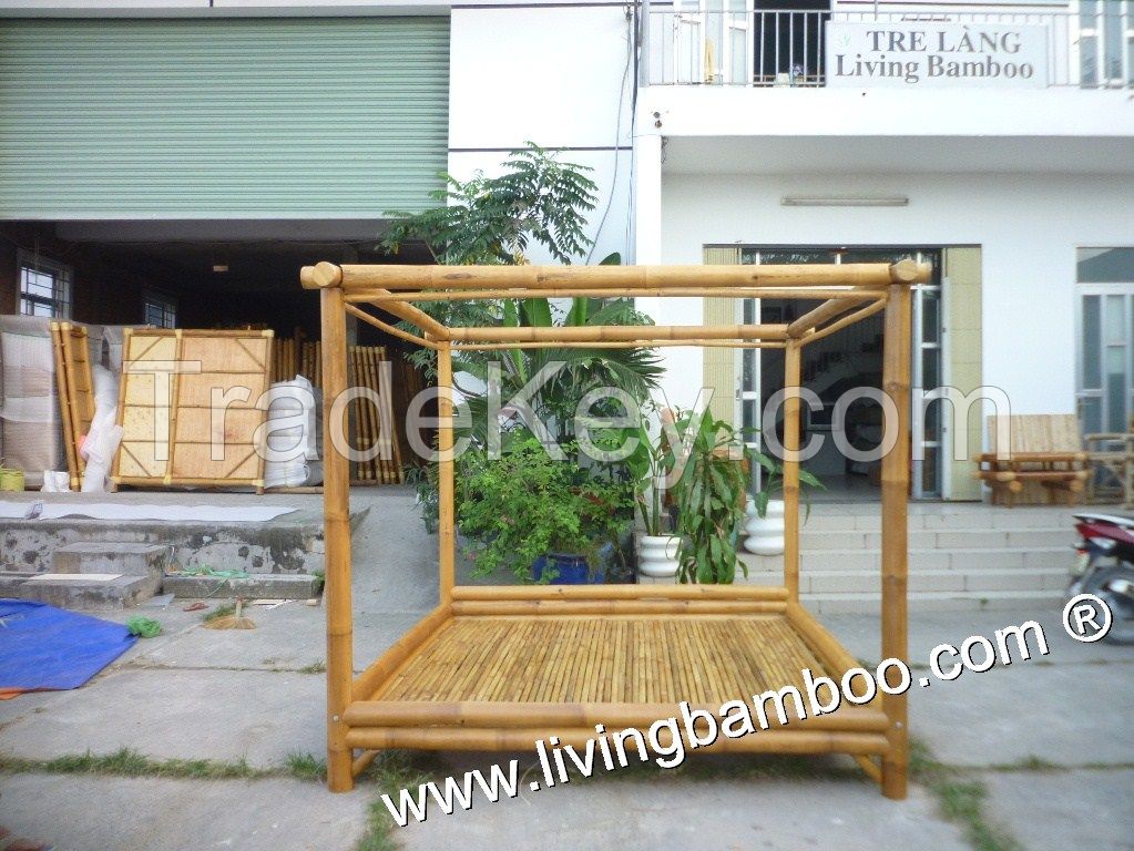 BAMBOO BED HA TIEN FOR HOME FURNITURE