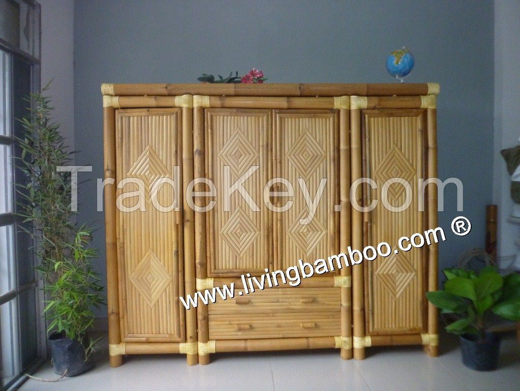 Bamboo Wardrobe For Home Furnniture