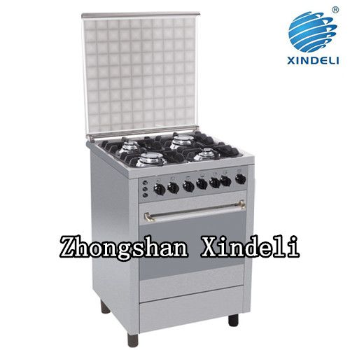 Gas cooking range with oven of kitchen Appliance