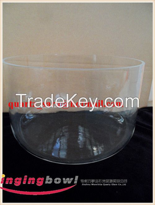 Buddhist Singing Bowl Made of Pure Crystal