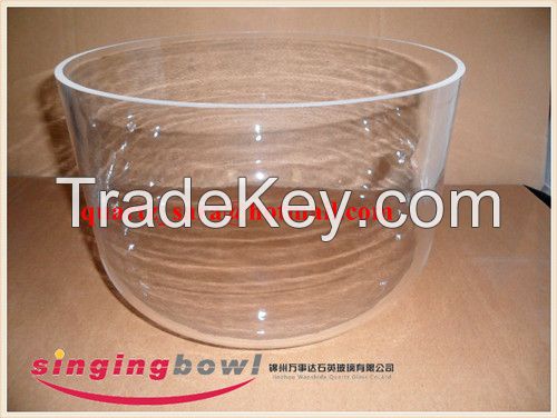 Crystal Sound Therapy Clear Singing Bowls 6 to 10 Inch