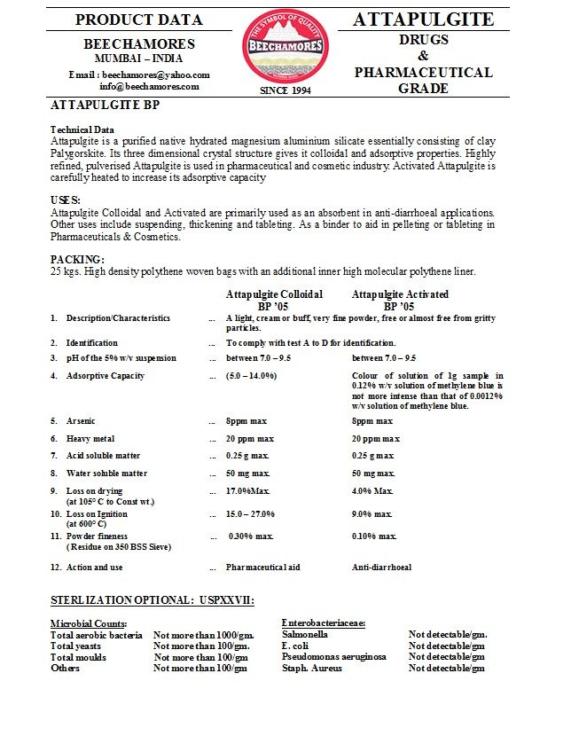 Pharma Attapulgite