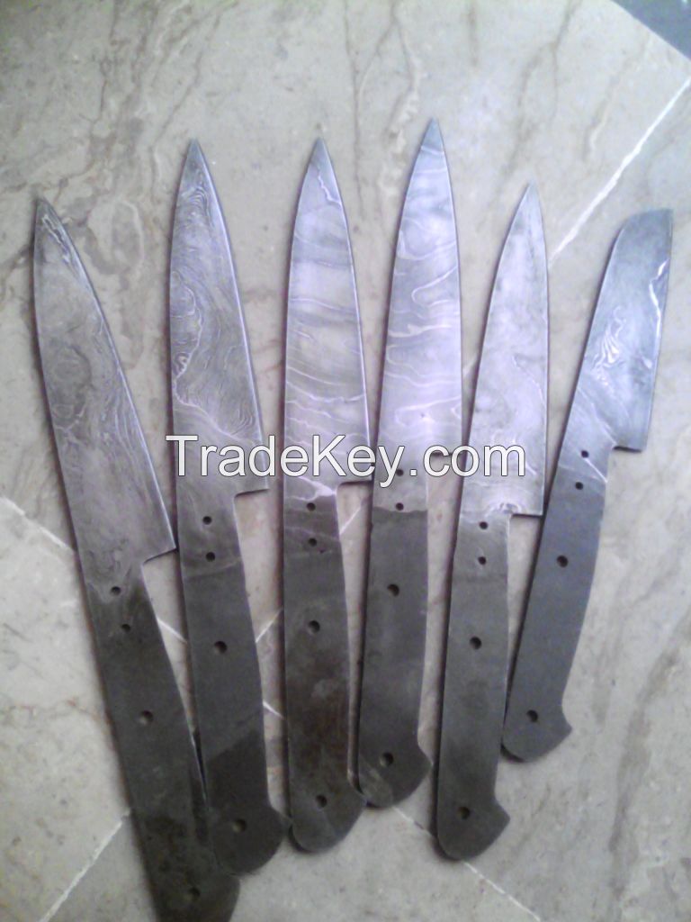 Damascus Kitchen knives