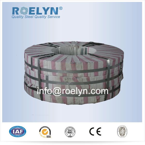 Hot dipped galvanized steel strip in coils