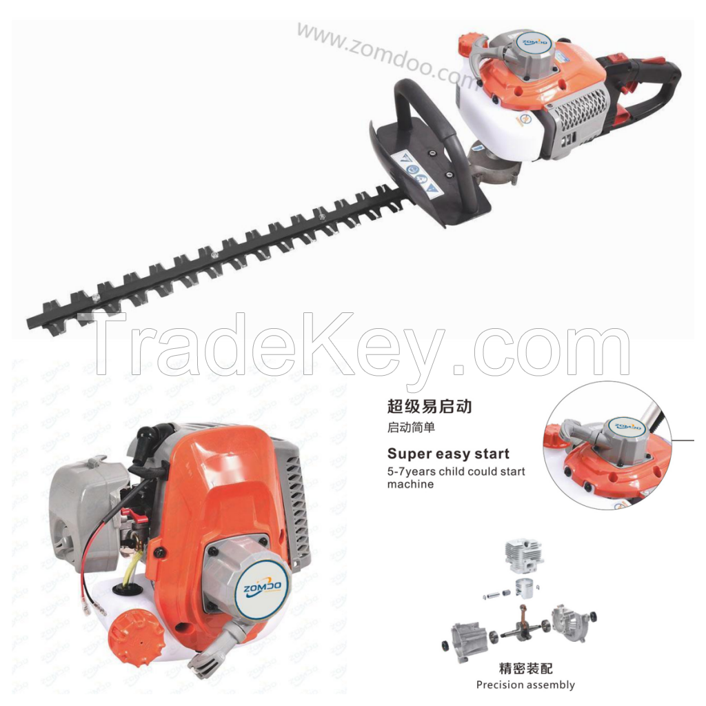 Double edge blade hedge trimmer 2 stroke power engine 22.5cc