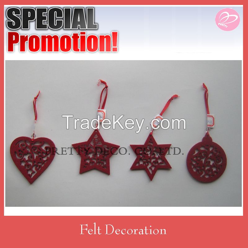 Felt decoration christmas decorations made in china