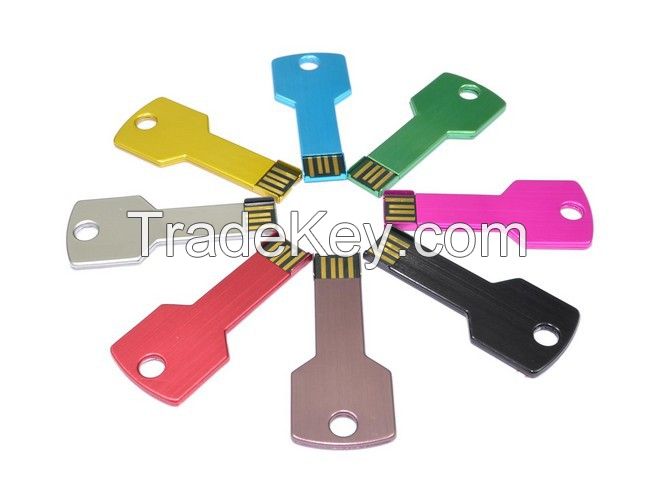 Low Cost Mini USB Flash Drives, Key USB, Metal USB Key