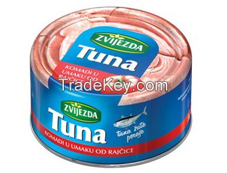 High Quality Canned Food Tuna in Tomato Sauce