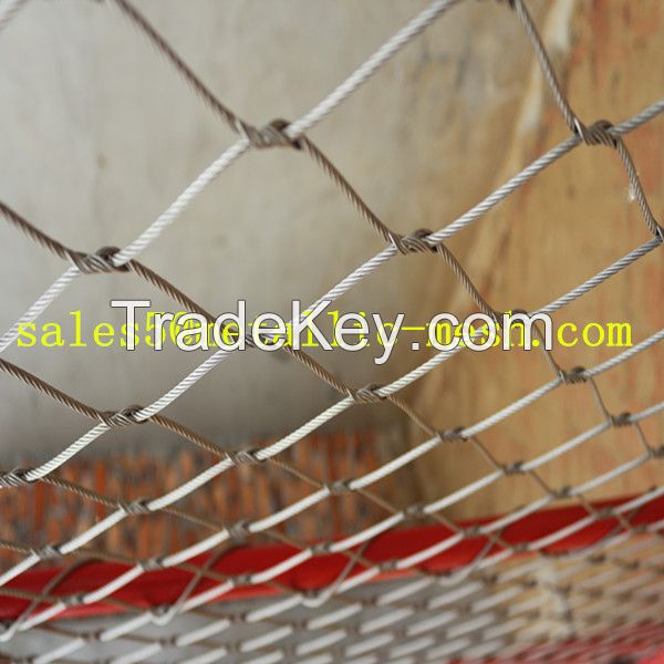 bird enclosure, knitted bird protection mesh, bird wire netting